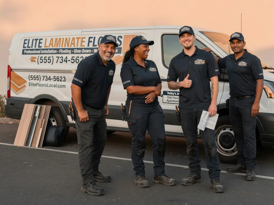 Laminate flooring installation company in Berea, OH